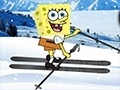 Oyunu Sponge Bob skiing