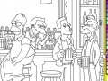 Oyunu Simpson Online Coloring Game