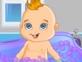 Oyunu Cute Baby Boy Bath