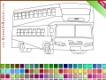 Oyunu Double Decker Bus Coloring