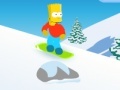 Oyunu Bart snowboarding
