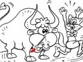 Oyunu Coloring: Pick Leopold bull