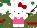 Oyunu Hello kitty online coloring page