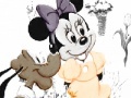 Oyunu Mickey florist online coloring page