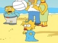 Oyunu The Simpsons Beach Volleyball
