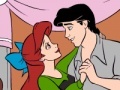 Oyunu Princess Ariel and Eric Online Coloring