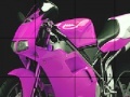 Oyunu Pink Fast Motorbike Slide Puzzle
