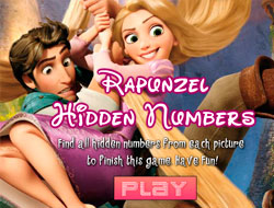 Rapunzel. Numaralarını bul