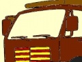 Oyunu Big transport truck coloring