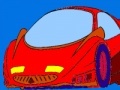 Oyunu Red speedy car coloring