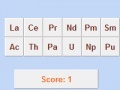Oyunu Periodic table in a minute