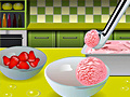 Oyunu Homemade Strawberry Ice Cream
