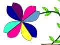 Oyunu Rotating Flower Coloring