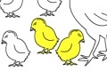 Oyunu Chicken Family: Coloring