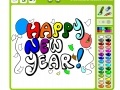 Oyunu Happy New Year Coloring