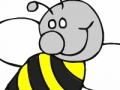 Oyunu Cute bee coloring game
