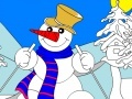 Oyunu Snowman Coloring Game