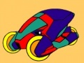 Oyunu Space car coloring