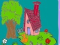 Oyunu Cute farm house coloring