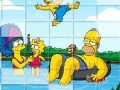 Oyunu Simpsons puzzle