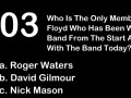 Oyunu Pink Floyd Quiz