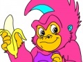 Oyunu Playful Monkeys Coloring 