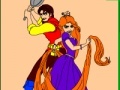 Oyunu Coloring: Flynn and Rapunzel