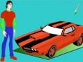 Oyunu Kevins car coloring
