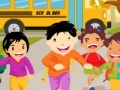 Oyunu Five Differences With School Bus