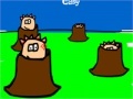 Oyunu Shooting People. Who pop out of holes.