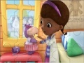 Oyunu Doc McStuffins. Holly at the bathroom. Puzzle