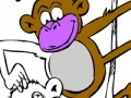 Oyunu Coloring Jungle Monkeys
