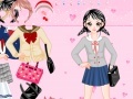 Oyunu School Uniform Dress Up -3