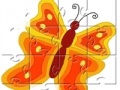 Oyunu Yellow And Orange Butterfly Jigsaw