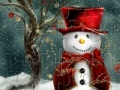 Oyunu Cute Snowmen Jigsaw
