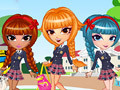 Oyunu Cutie Trend School Girl Group