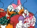 Oyunu Puzzles. Donald and Daisy