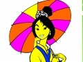 Oyunu Princess Mulan Coloring