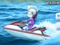 Oyunu Ultraman Tiga Wave Race. Water scooter