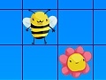 Oyunu Bees and flowers