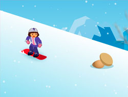 Dora snowboard.