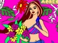 Oyunu Kid's coloring: Beautiful girl 2