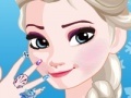 Oyunu Queen Elsa nail design