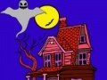 Oyunu Halloween Haunted House Online Coloring