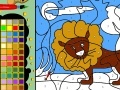 Oyunu Little lion coloring