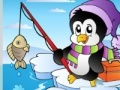 Oyunu Fishing Penguin Jigsaw