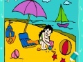 Oyunu Little Girl In The Beach Coloring