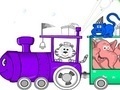 Oyunu Animal Train Coloring
