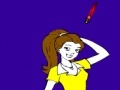 Oyunu Beautiful student coloring