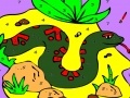 Oyunu Snake on the land coloring